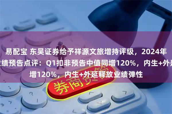 易配宝 东吴证券给予祥源文旅增持评级，2024年报及2025Q1业绩预告点评：Q1扣非预告中值同增120%，内生+外延释放业绩弹性