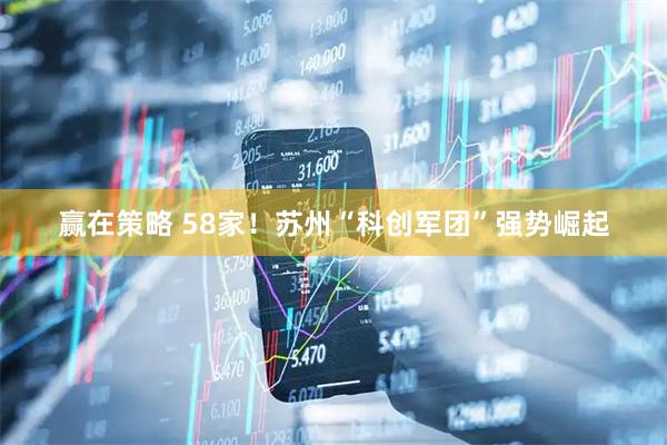 赢在策略 58家！苏州“科创军团”强势崛起